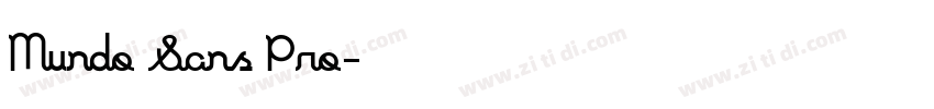 Mundo Sans Pro字体转换